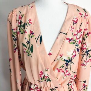 Brigitte Bailey Dresses - Brigitte Bailey Floral Long Sleeve Dress M - LD Brigitte Bailey Dresses - Brigitte Bailey Floral Long Sleeve Dress M - LD